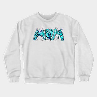 Mum Coloured Aussie Tangle 2 Transparent Background Crewneck Sweatshirt